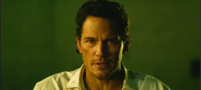 Chriss Pratt as Chriss Raven in Mercy 2026